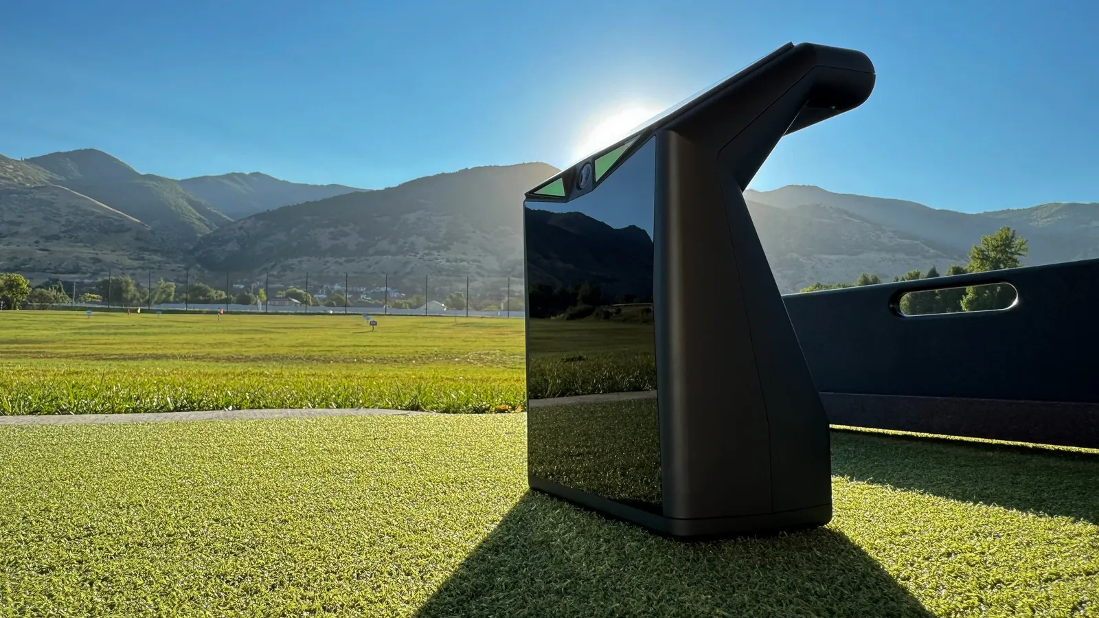Illustrative TruGolf LaunchBox portable launch monitor product image