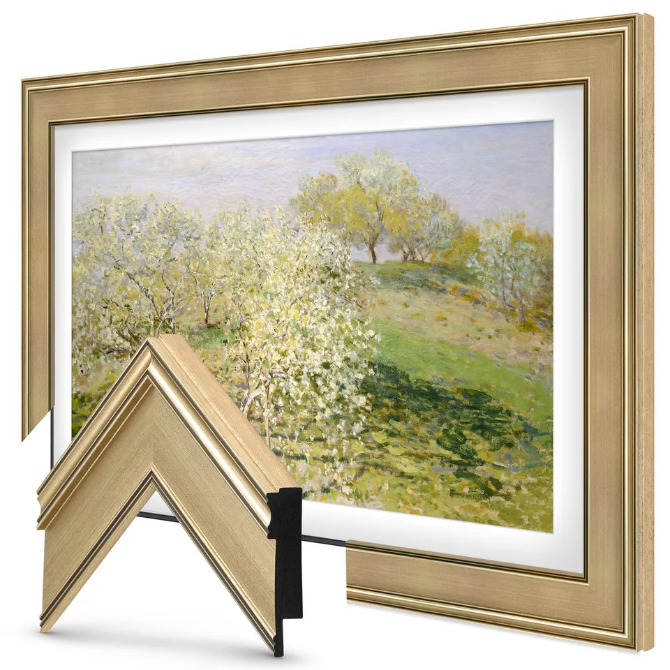 Champagne Premiere TV frame — frame view