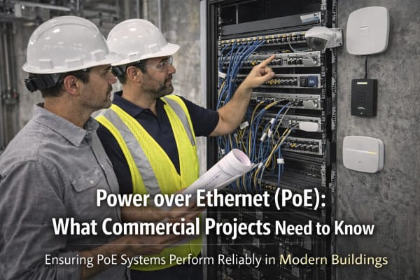 Power over Ethernet (PoE): What Commercial Projects Need to Know