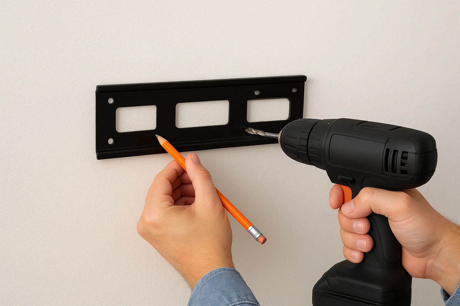 Mark and drill your holes precisely