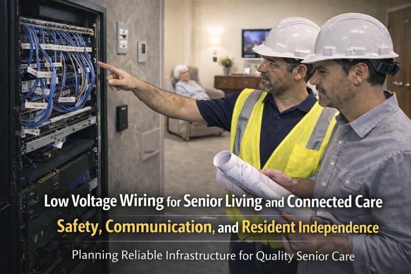 Low Voltage Wiring for Senior Living and Connected Care Environments