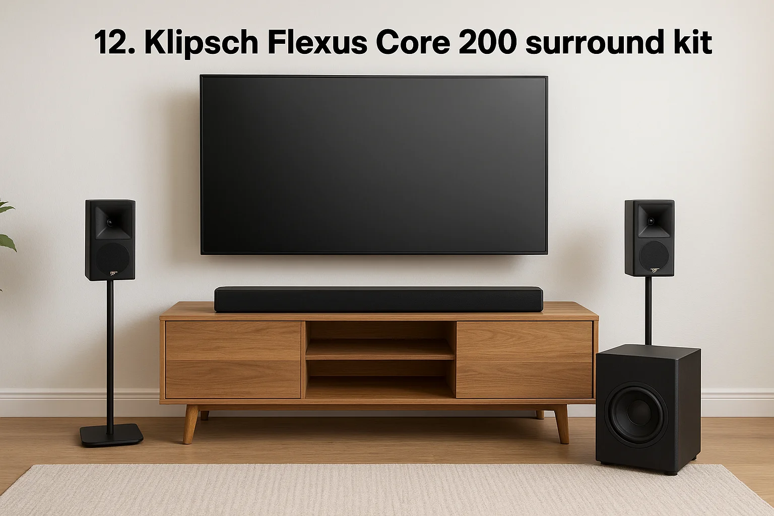 12. Klipsch Flexus Core 200 surround kit