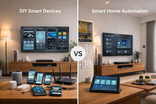 Smart Home Automation vs DIY Smart Devices: What’s the Real Difference?