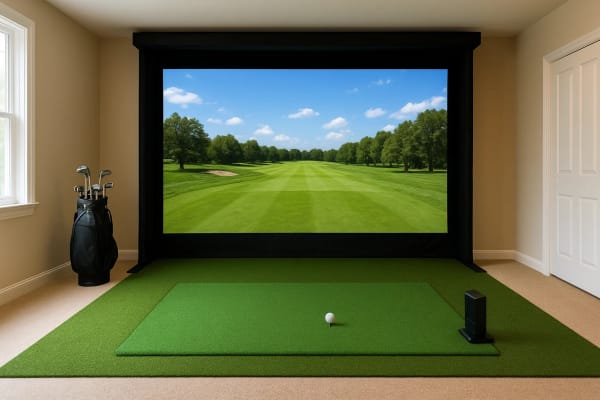 Golf Simulator Dimensions: Minimum Room Size For Home Setup