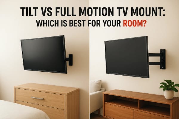 Tilt Vs Full Motion TV Mount: Which Is Best for Your Room?