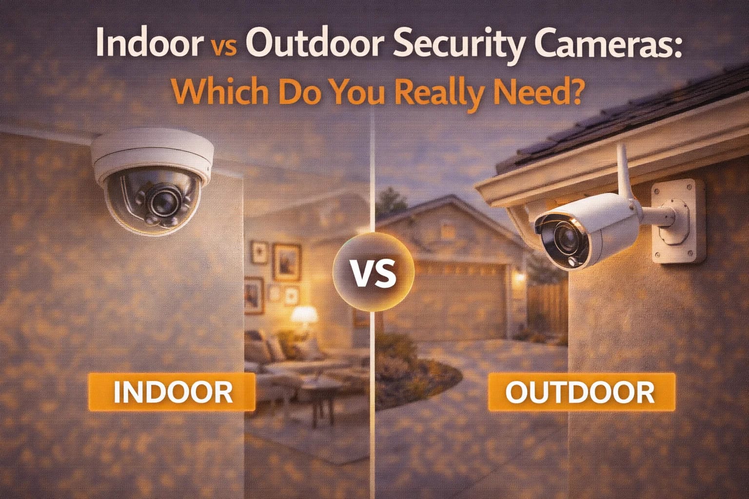 Indoor vs Outdoor Security Cameras: Which Do You Really Need?