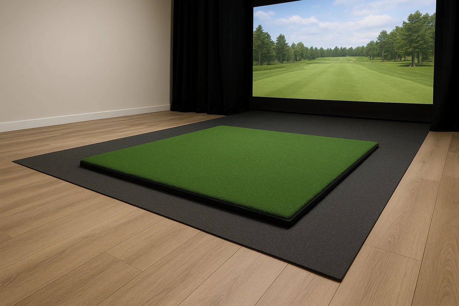 1. Treasure Valley Solutions simulator mat and flooring integration