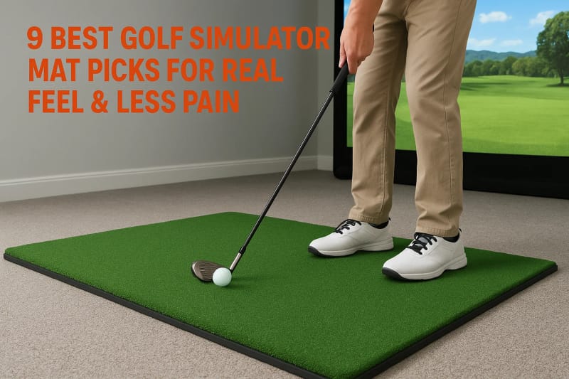 9 Best Golf Simulator Mat Picks for Real Feel & Less Pain