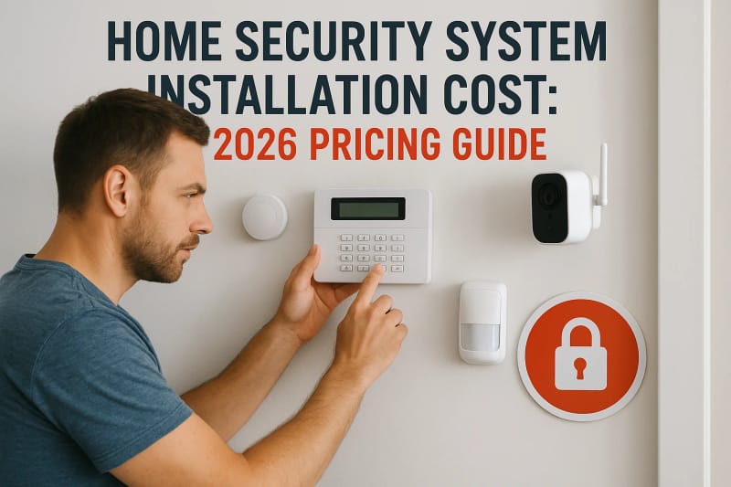Home Security System Installation Cost: 2026 Pricing Guide
