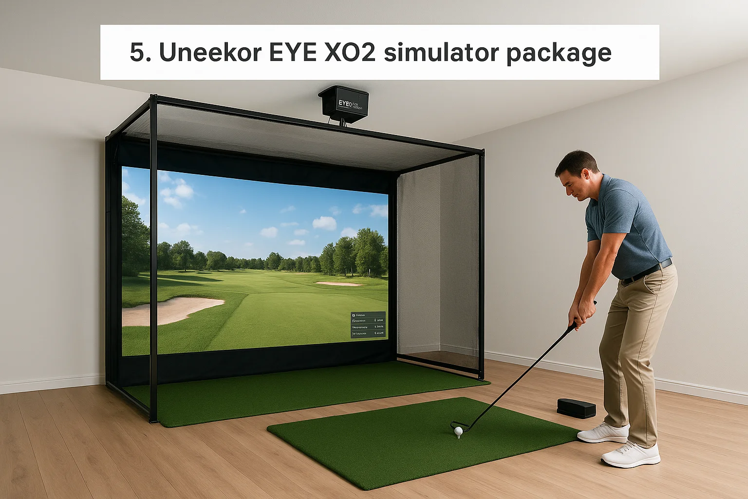 5. Uneekor EYE XO2 simulator package