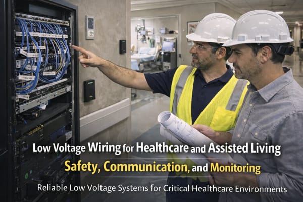 Low Voltage Wiring for Healthcare and Assisted Living Facilities