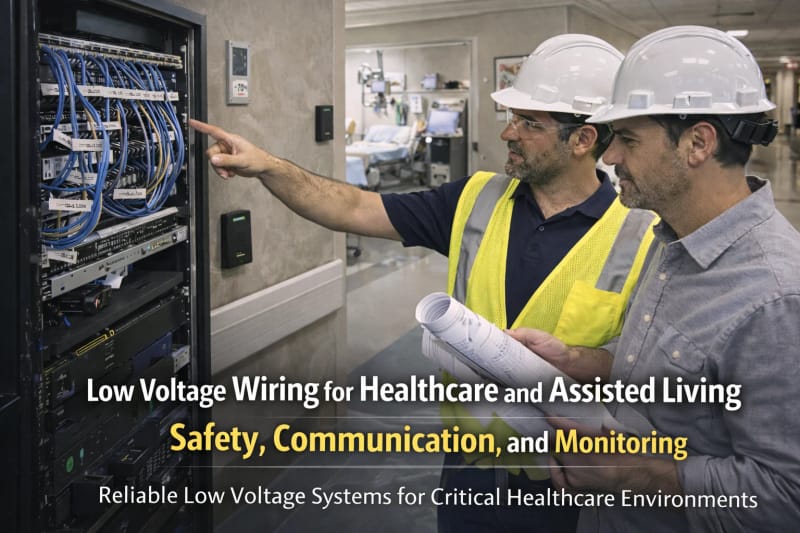 Low Voltage Wiring for Healthcare and Assisted Living Facilities