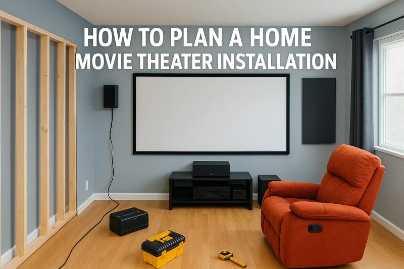 How to Plan a Home Movie Theater Installation