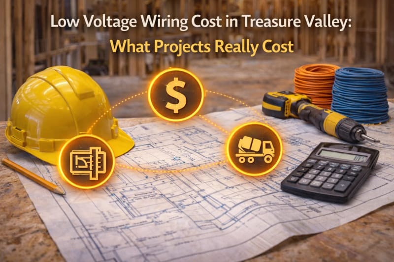 Low Voltage Wiring Cost in Treasure Valley: What Projects Really Cost