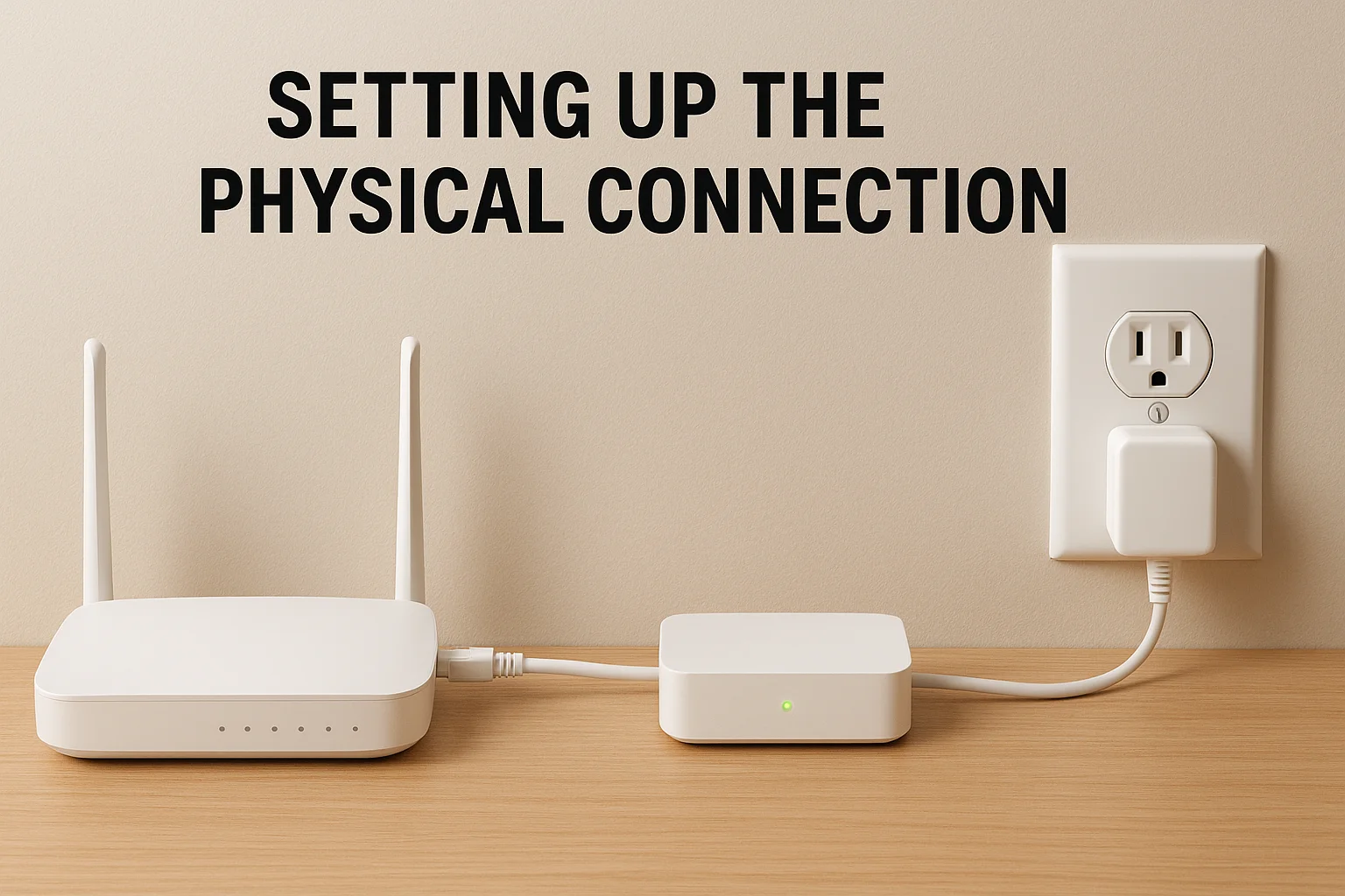 Setting up the physical connection