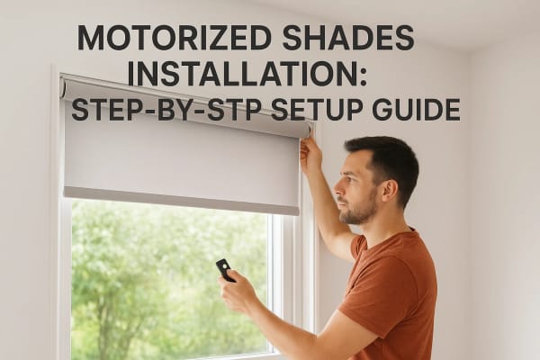 Motorized Shades Installation: Step-by-Step Setup Guide