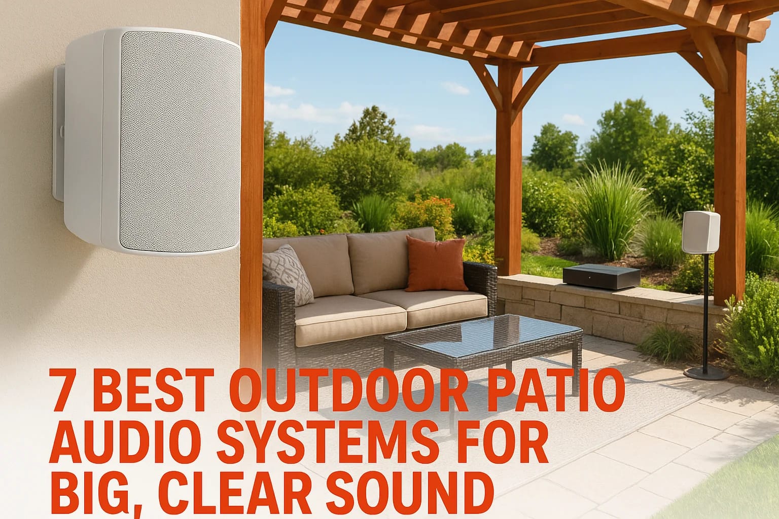 7 Best Outdoor Patio Audio Systems For Big, Clear Sound