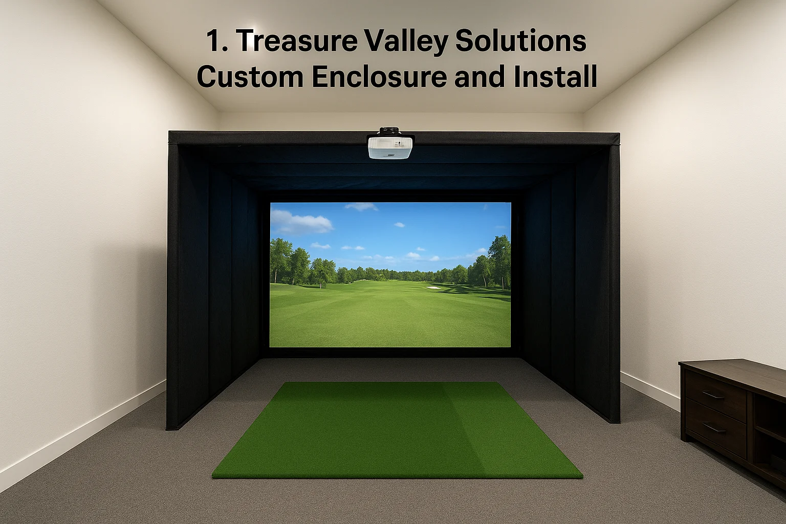 1. Treasure Valley Solutions Custom Enclosure and Install