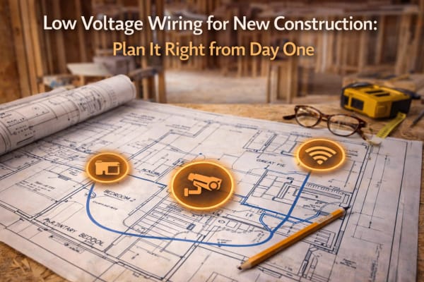 Low Voltage Wiring for New Construction: Why Planning Early Saves Money
