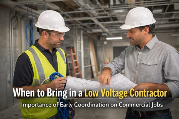 When to Bring in a Low Voltage Contractor on Commercial Projects