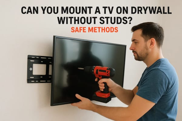 Can You Mount a TV on Drywall Without Studs? Safe Methods
