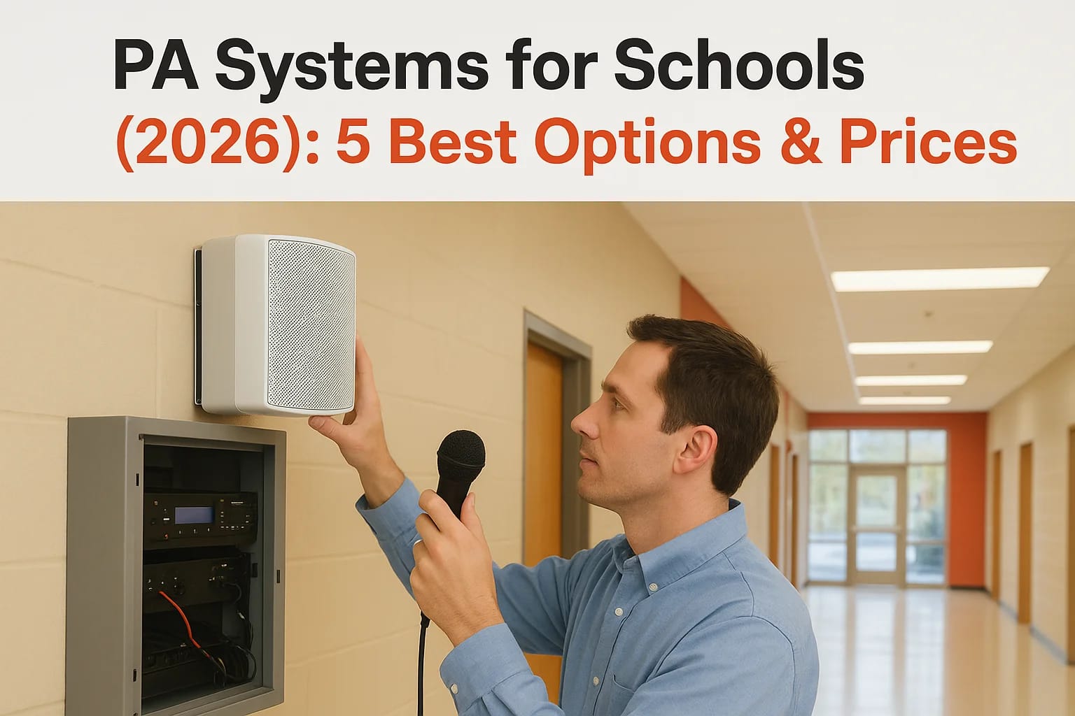 PA Systems for Schools (2026): 5 Best Options & Prices