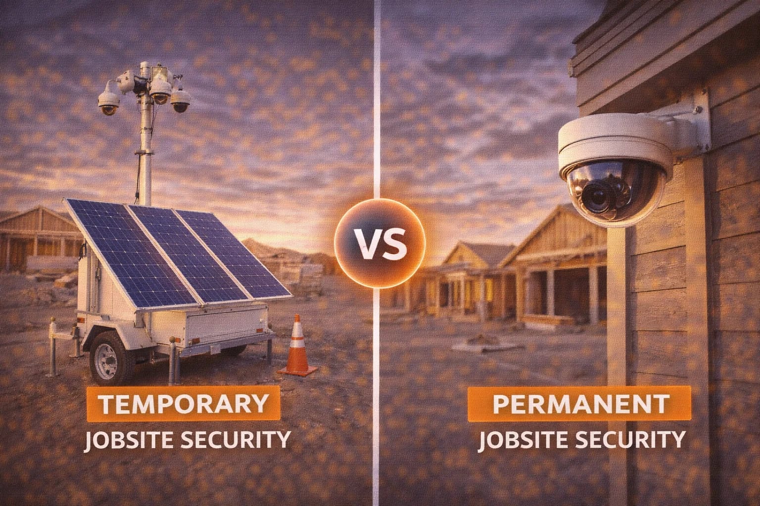 Temporary vs Permanent Jobsite Security: What Builders Should Know