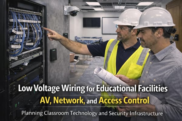 Low Voltage Wiring for Educational and Training Facilities