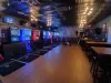 2×2 Video Wall Installation at Meridian Lanes – Bulls Eye Sports Bar & Grill