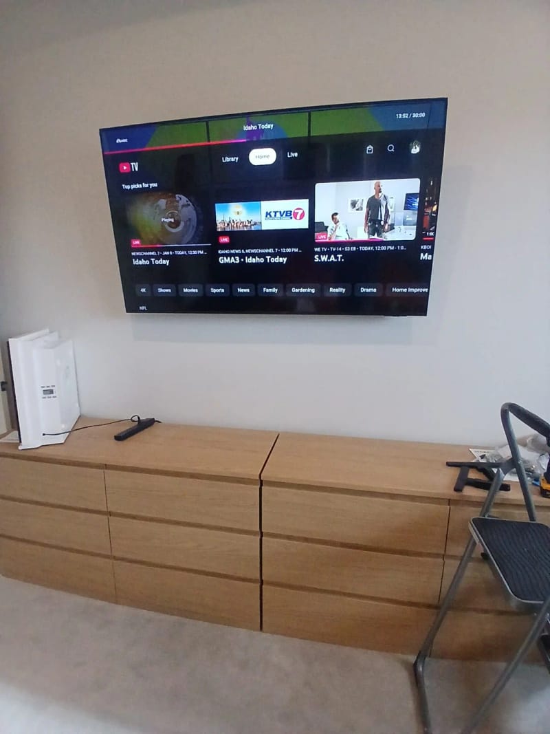 Expert TV Mounting for 56"+ Screen in Meridian, Idaho