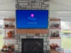 Professional TV Mounting for 56"+ Display on Stone Wall in Meridian, ID