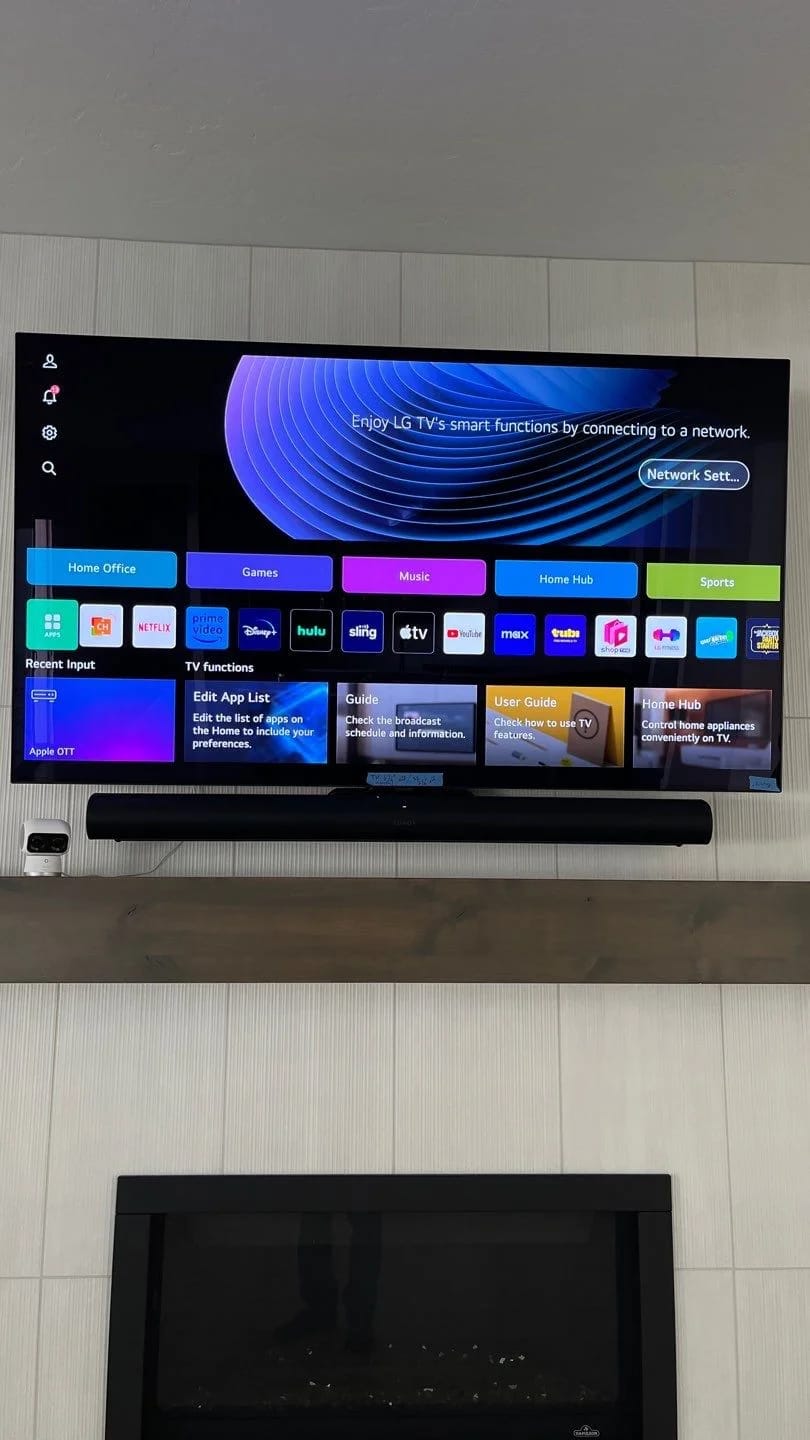 Seamless TV Mounting & In-Wall Wire Concealment in Meridian, Idaho - Image 1