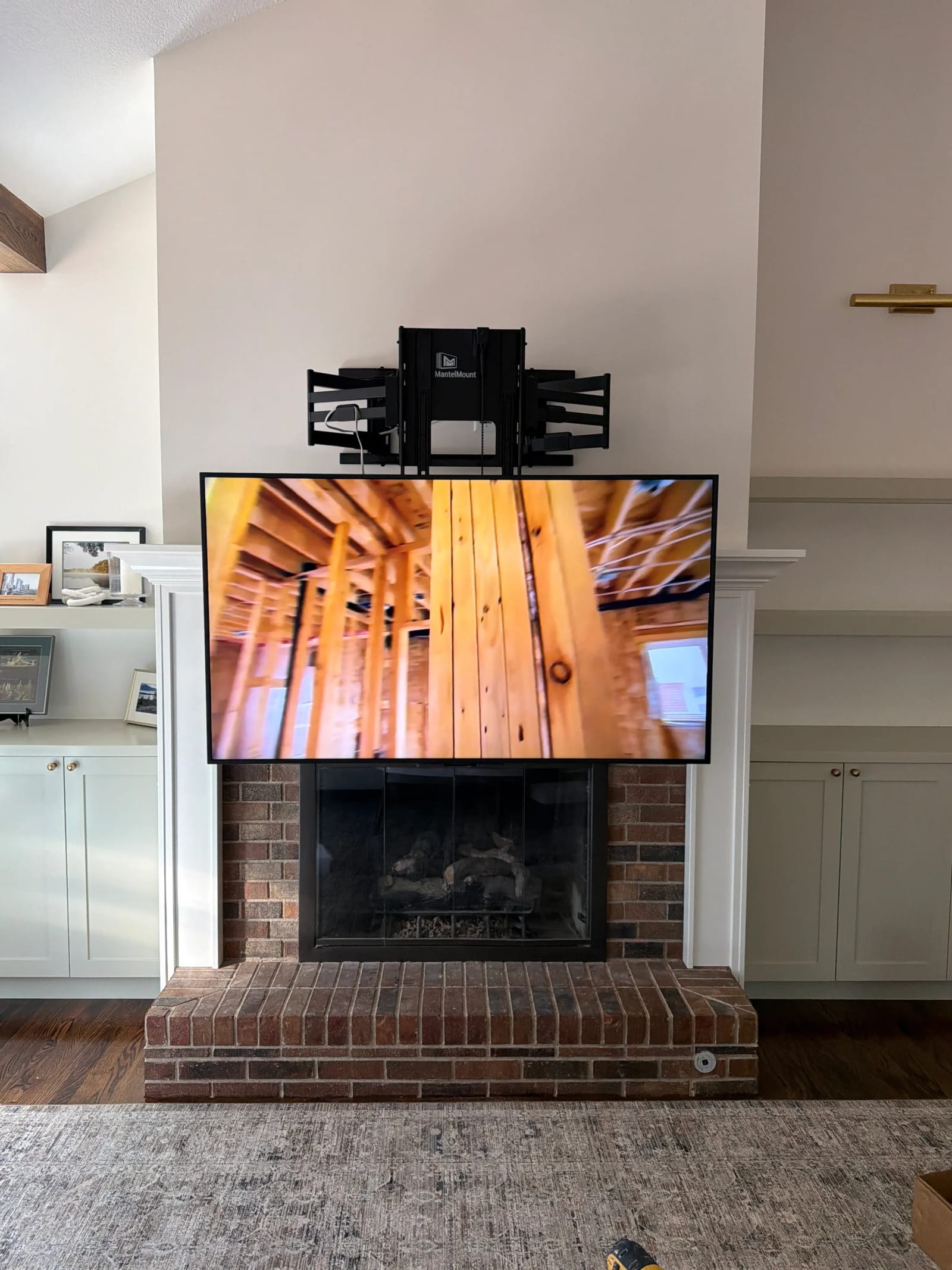 MantelMount TV Mount Installation for 56"+ TV in Boise, Idaho - Image 1