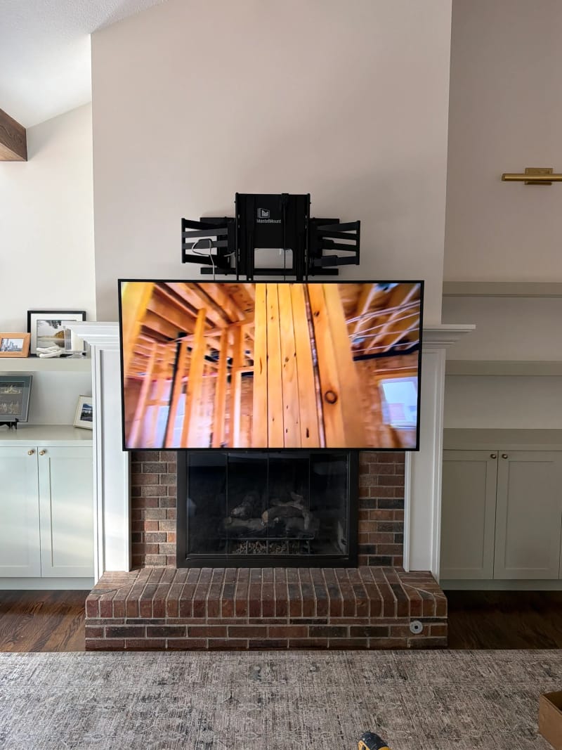 MantelMount TV Mount Installation for 56"+ TV in Boise, Idaho